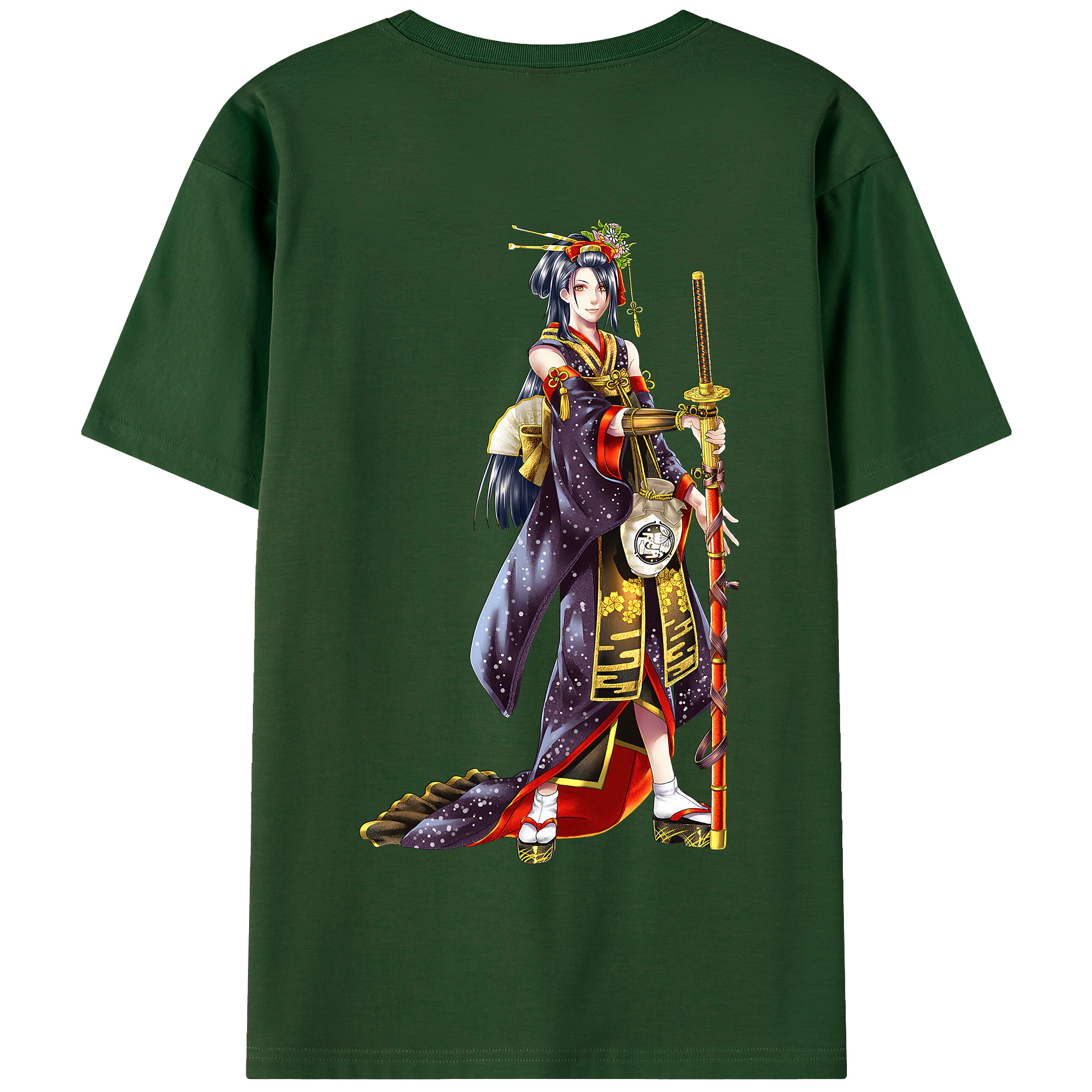 （画像用） 刀剣乱舞 Touken Ranbu 綿100％半袖Tシャツ（背面プリント）